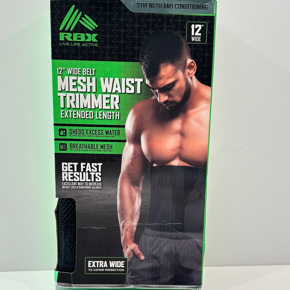 RBX Extra Wide 12” Wide Mesh Waist Trimmer.
